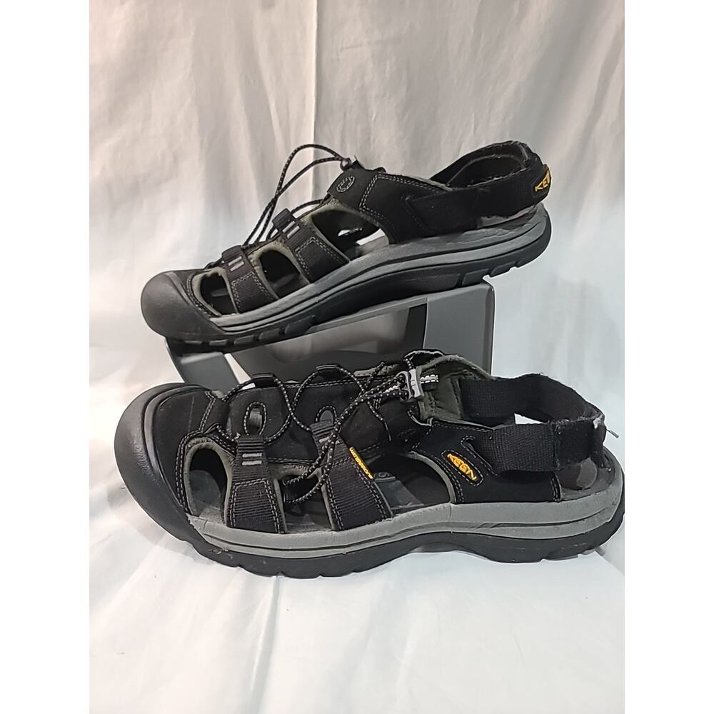 Keen Men's Venice H2 Sport Sandal Size 13 Closed Toe Waterproof Sandal - Black